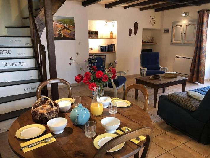 Gîte pour 4 personnes, adapté aux familles à Saint-Pierre-de-Maillé