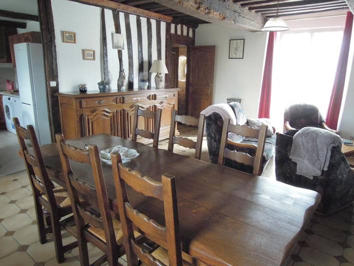 Location de vacances pour 12 personnes, avec jardin et vue, animaux acceptés à Octeville-sur-Mer - 3