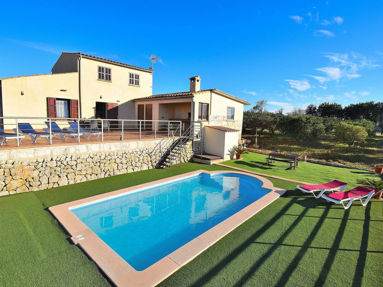 Charmante maison rustique avec piscine privée à Muro in Muro, Majorque du Nord