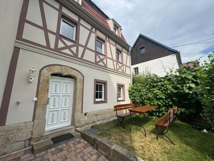 Ferienhaus für 8 Personen, mit Ausblick und Garten in Dresden umland