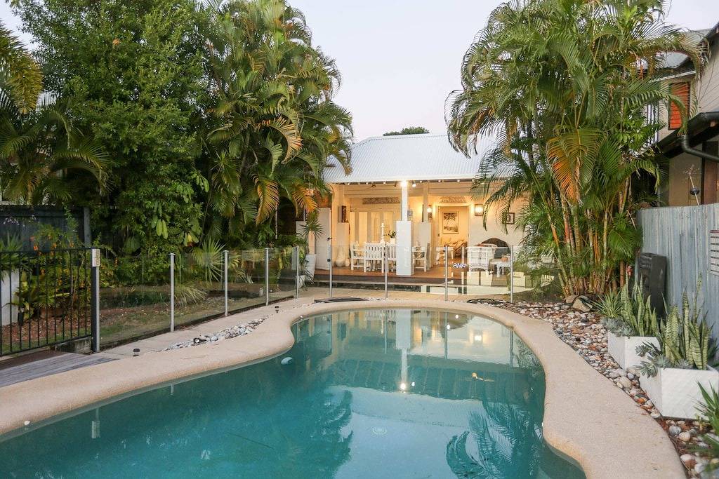 Mylara Beachfront Holiday Home- Beachfront Bliss at Holloways: Private Pool, Direct Beach Access & Tropical Luxury in Holloways Beach, Cairns