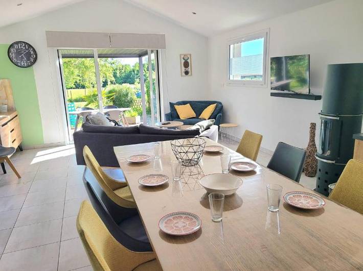 Location de vacances pour 9 personnes, avec vue et jardin à Château-Thébaud - 4