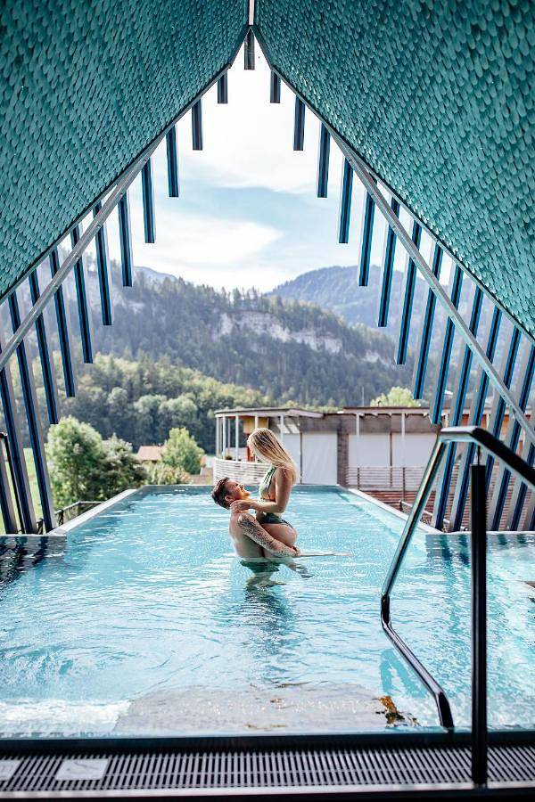 Hôtel pour 2 personnes, avec piscine et vue ainsi que sauna et jardin à Bezau - 2