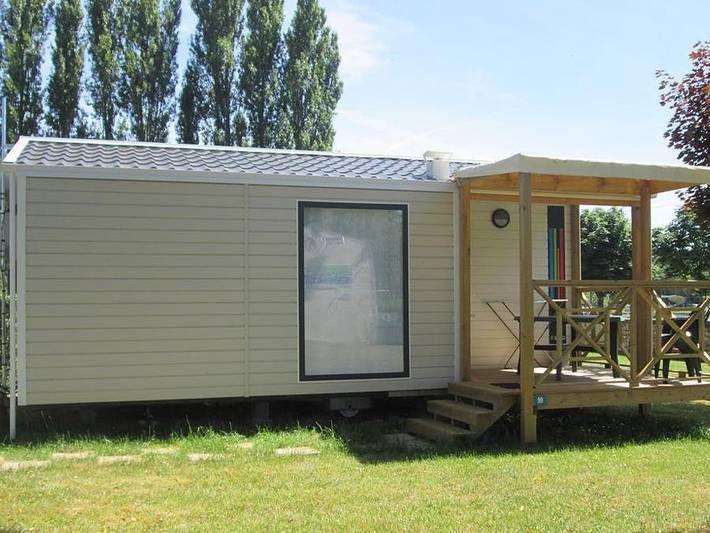 Camping Val de Boutonne - Mobilheim 2 personen - Ibiza Solo in Saint-Jean-d'Angély, Saint-Jean-d'Angély und Umgebung