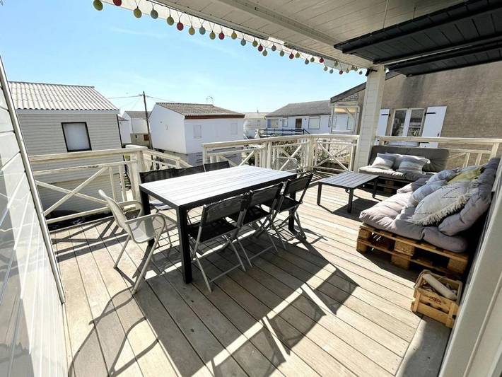 Chalet pour 8 personnes, avec balcon à Gruissan Plage - 2