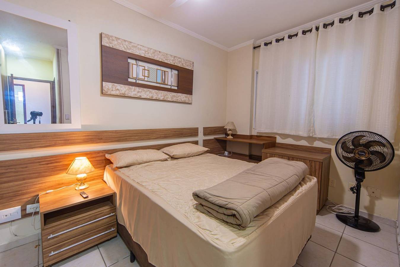 Ganze Wohnung, Apto c/ Varanda Vista Mar p/ 6 pessoas em Caiçara in Vila Caiçara, Praia Grande