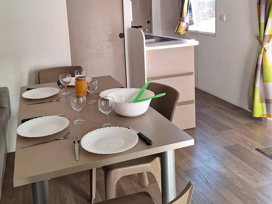 Camping les Rives d'Auzon - Mobilheim 5 personen - Komfort für 4/5 Personen in Saint-Germain, Ardèche