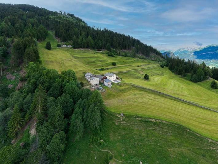 Monte Campell Dasura in Poschiavo, Bernina-Alpen