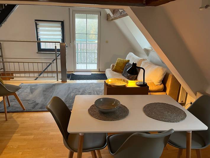 Ferienwohnung für 4 Personen, mit Seeblick und Balkon in Franken - 4