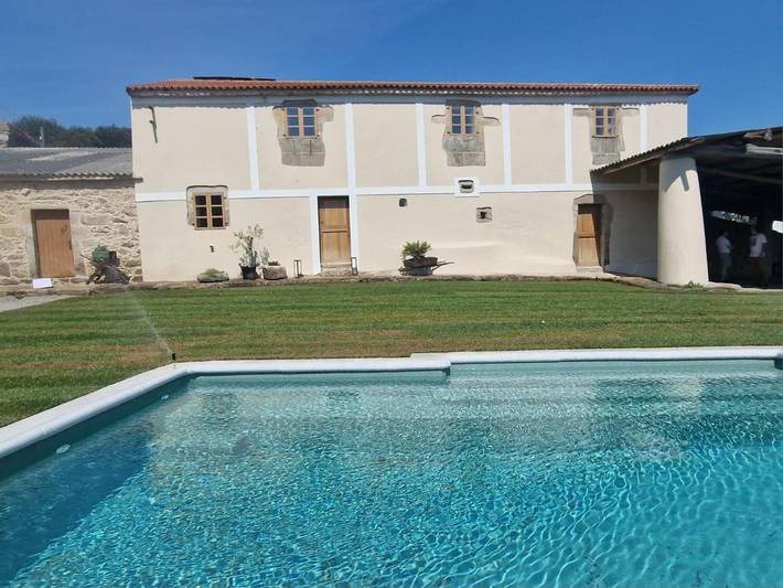 Chalet para 10 personas, con piscina además de vistas y jardín, Se admiten mascotas en Costa da Morte - 4