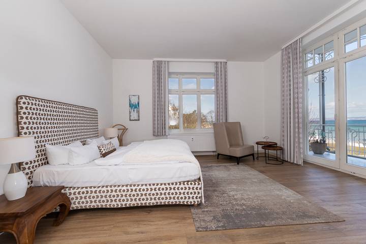 Ferienwohnung für 4 Personen, mit Balkon und Ausblick sowie Sauna, mit Haustier in Binz - 2