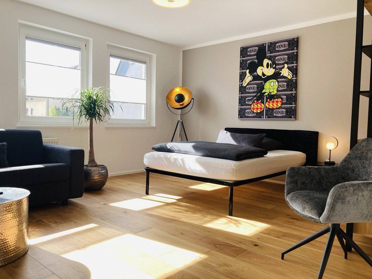 Ferienwohnungen und Monteurunterkunft "Mainbogen-Blick" Studio-Apartment - Studio-Apartment in Grettstadt, Fränkisches Weinland
