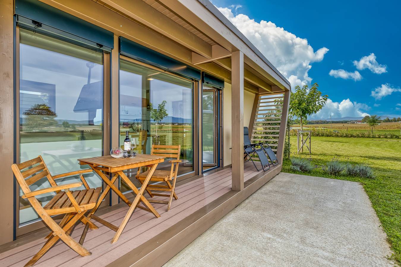 Riverside Suite Jure private beach in Slovenia