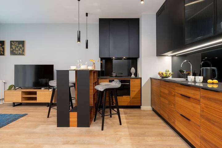 Gîte pour 6 personnes, avec balcon/terrasse, adapté aux familles à Poznań - 3