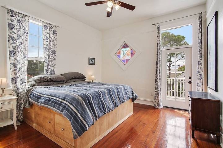Vacation house for 4 people, with balcony, with pets in New Orleans