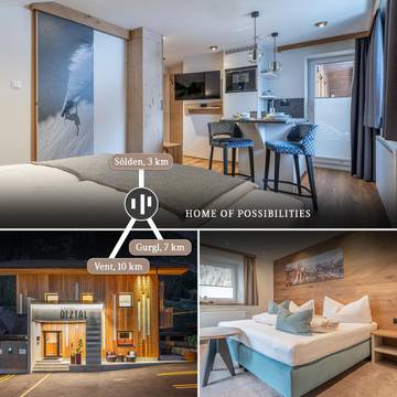 Ferienwohnung für 5 Personen, mit Balkon und Sauna in Zwieselstein