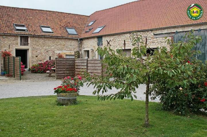 Gîte pour 6 personnes, avec jardin à Beuvrequen