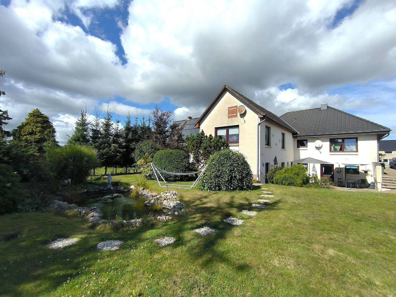 Ganze Ferienwohnung, Lausen: Ferienhaus Kampen - Ferienhaus Kampen in Bollingstedt, Grünes Binnenland