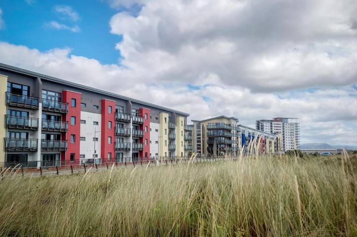 Ganze Wohnung, Ferienwohnung für 4 Personen mit Meerblick in Swansea, Swansea und Umgebung