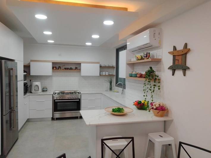 Gîte pour 8 personnes, avec vue et balcon, animaux acceptés à Ashdod - 4