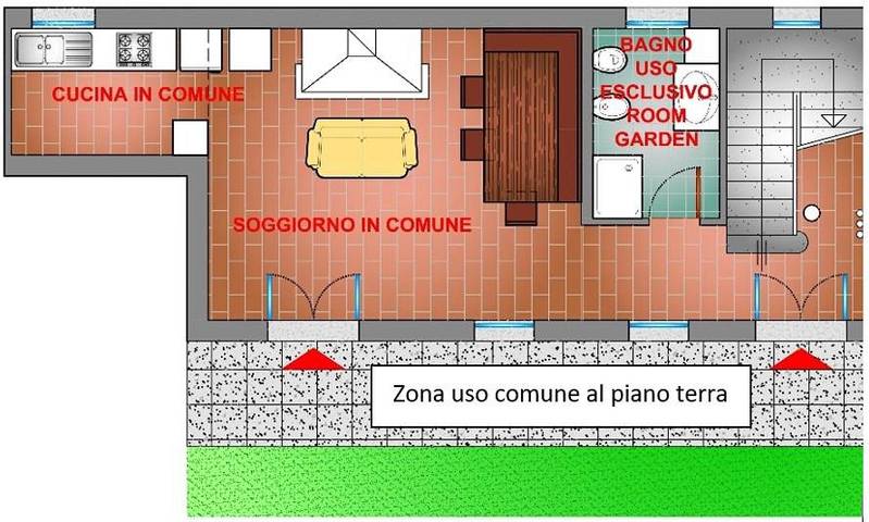 Maison d’hôte pour 5 personnes, avec Jardin et Vue à Padoue - 3