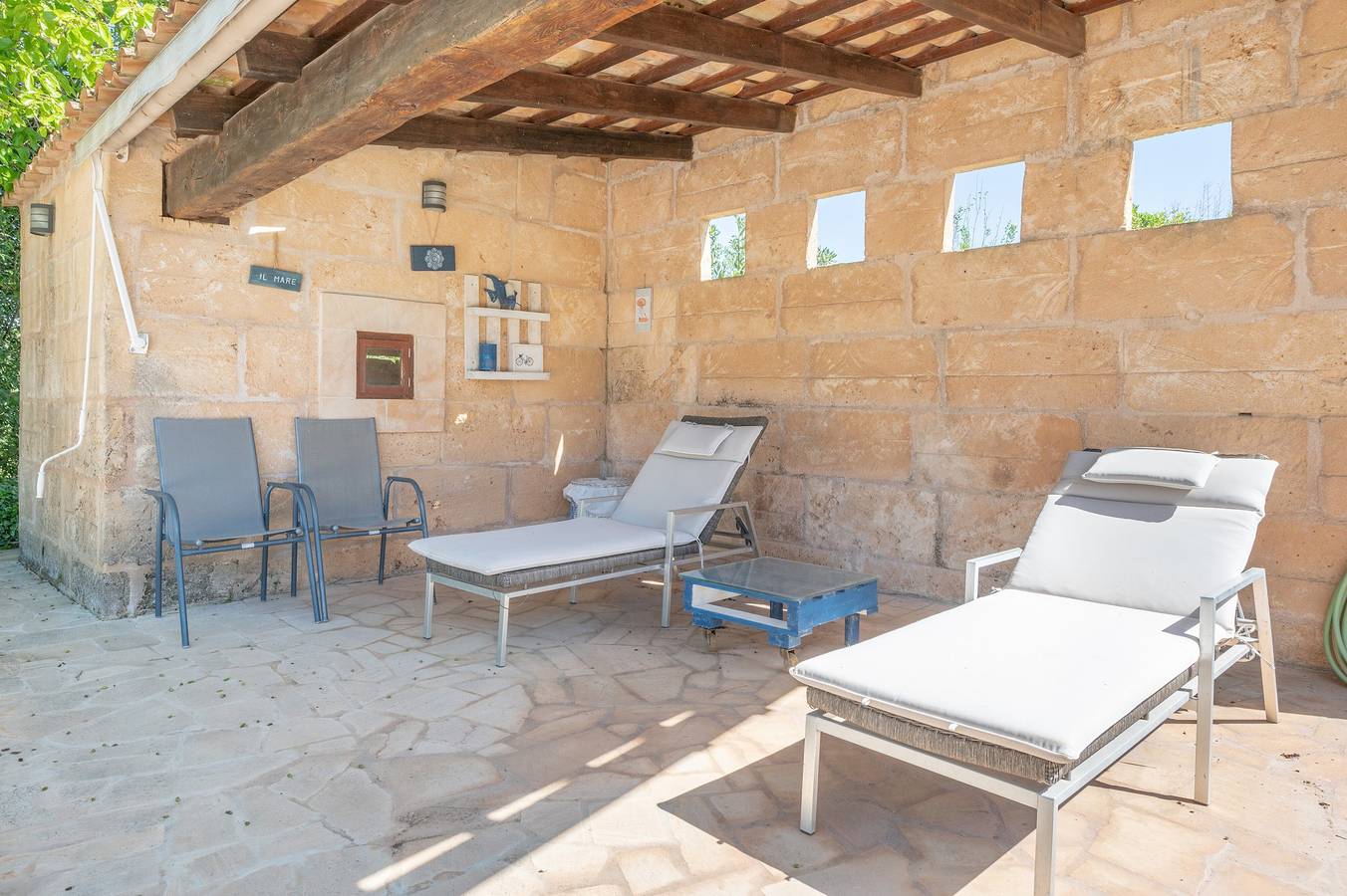 Casa de vacaciones "Sa Era Nova" con Wi-Fi, aire acondicionado, piscina, jardín y terraza; aparcamiento disponible in Algaida, Interior de Mallorca