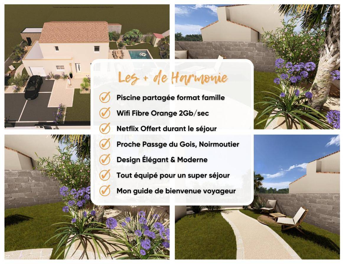 Plages - Piscine - Barbecue - Logement de Vacances en Vendée in Bouin, Vendée