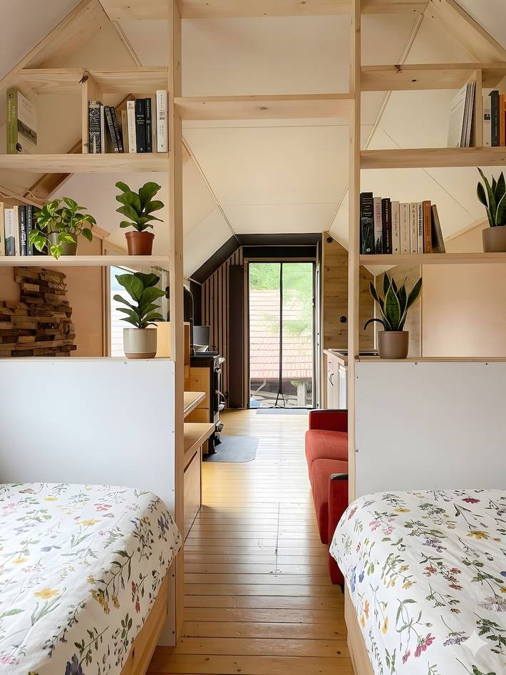 Tiny House für Radreisende am Saale-Radweg in Dornburg-Camburg, Saaleland