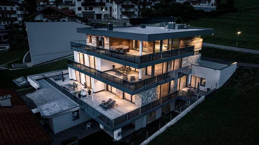 Appart’hôtel pour 6 personnes, avec Balcon ainsi que Terrasse et Vue à Nauders