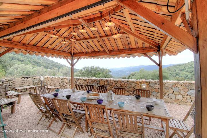 Gîte pour 12 personnes, avec Terrasse à Sollacaro - 3