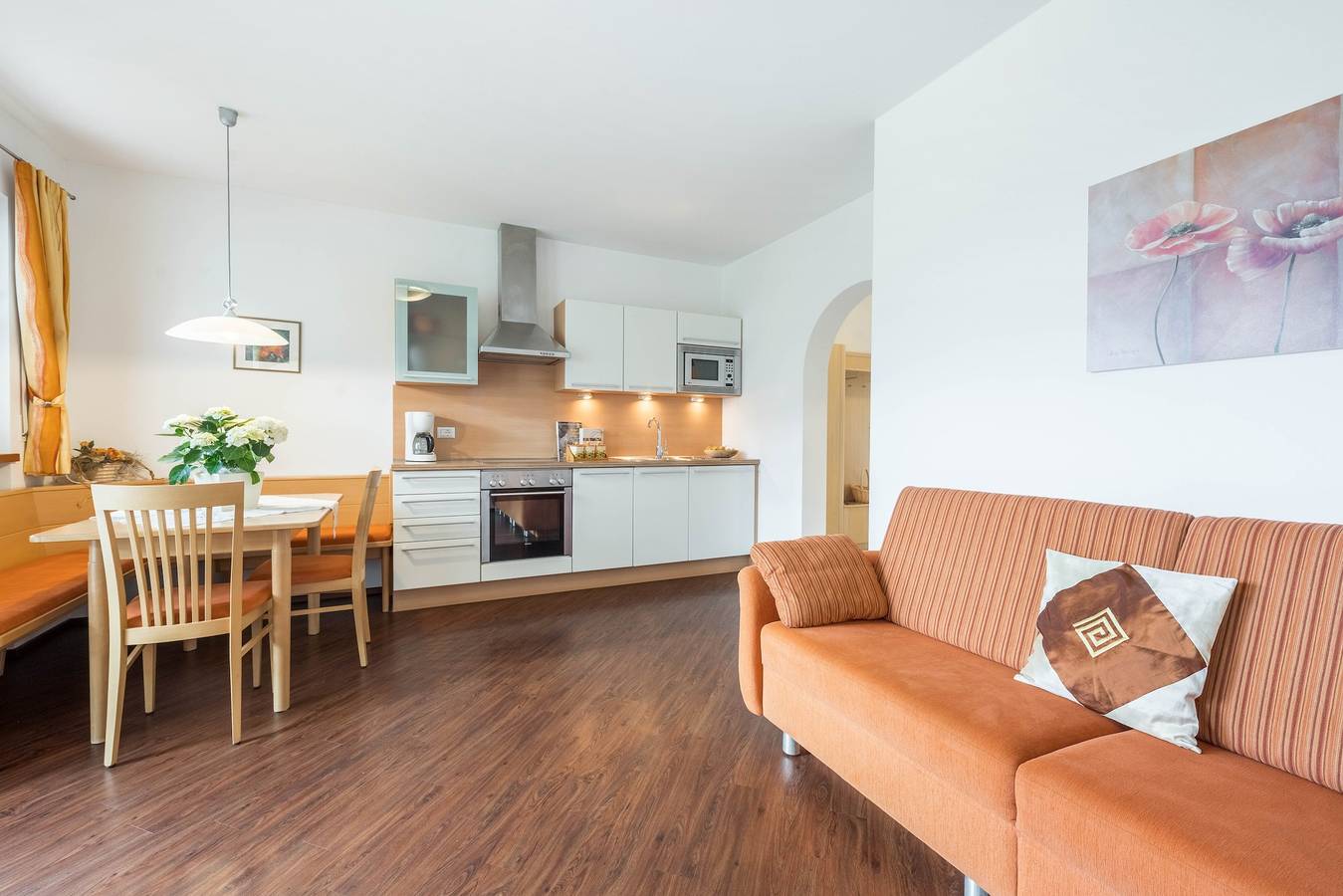Appartamento intero, Appartamento di vacanza "Tischlerhof - Typ B" con Wi-Fi, terrazza e vista sulle montagne in Comune di Tirolo, Val Passiria