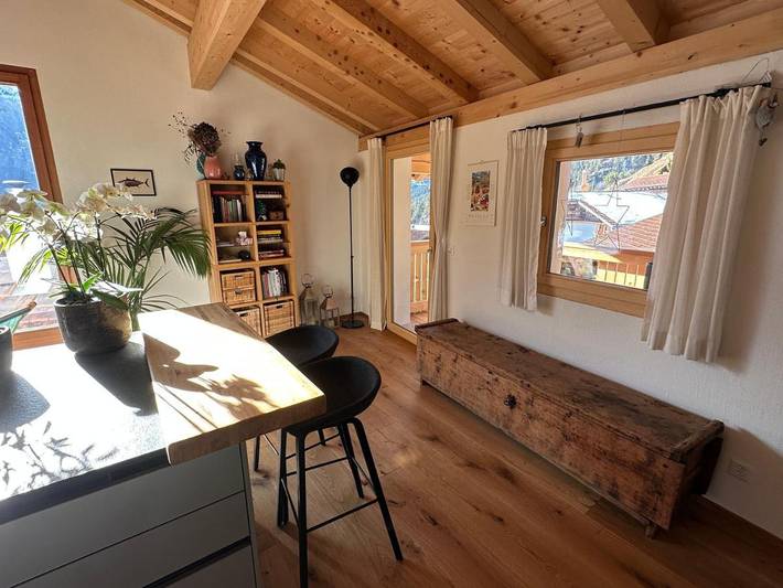 Ferienwohnung für 5 Personen, mit Balkon und Terrasse in Alvaneu - 3