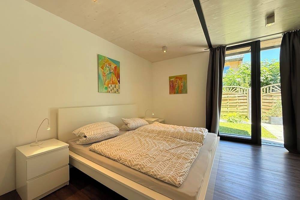 Ganze Wohnung, Modernes See und Mehr Apartment 3 mit überdachter Terrasse und Gartenblick in Stetten, Region Bodensee-Oberschwaben