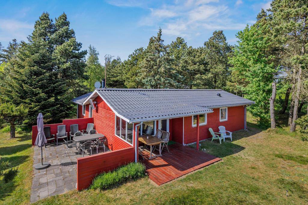 Dänische Ferienhausidylle für 6 Personen auf Römö mit Panoramablick auf das Wattenmeer in Sønderstrand, Tagholm