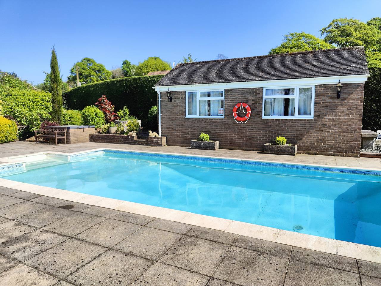 The Pool House in Devon