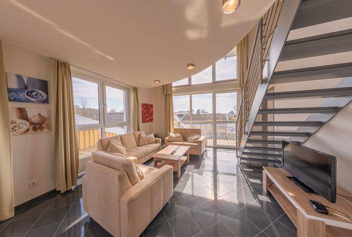 Ferienwohnung für 5 Personen, mit Balkon und Seeblick in Rechlin - 3