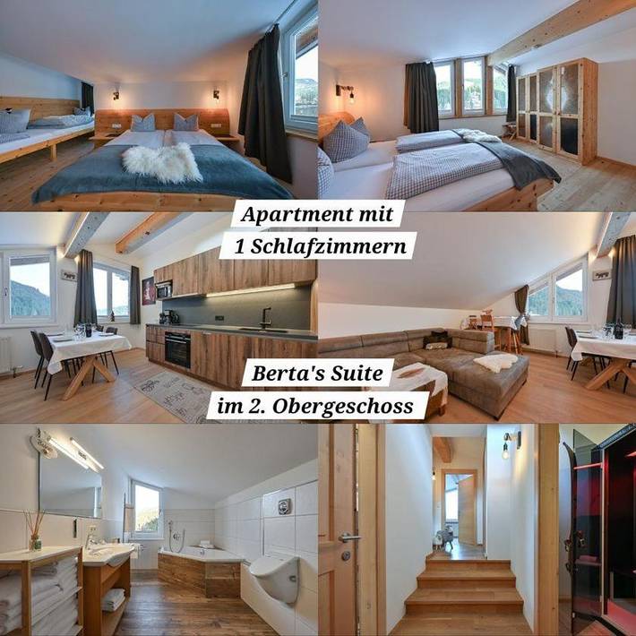 Ferienwohnung für 4 Personen, mit Ausblick und Balkon am Haldensee - 4