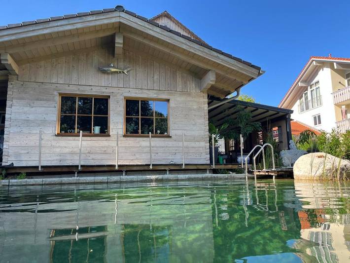 Ferienwohnung für 4 Personen, mit Ausblick und Pool sowie Garten und Seeblick im Tölzer Land - 3