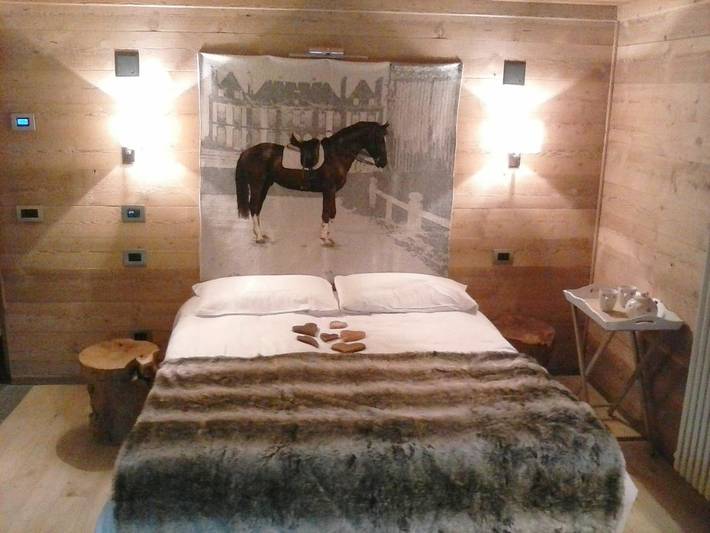 Chambre d’hôte pour 4 personnes, avec Vue à La Thuile