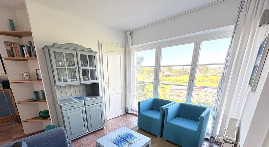 Ferienwohnung für 6 Personen, mit Balkon und Seeblick sowie Ausblick in Middelhagen