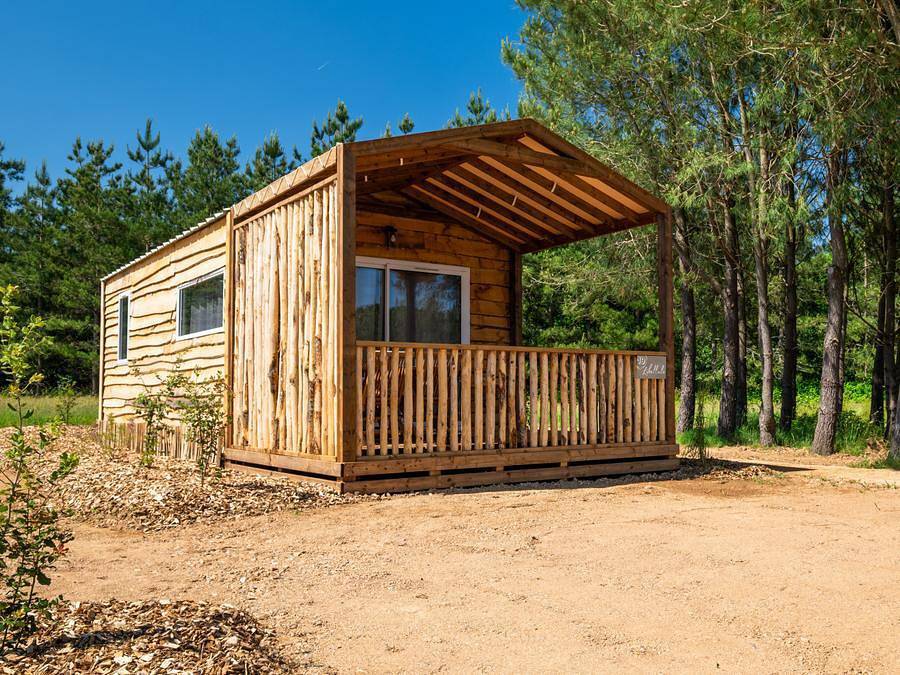 Damona Lodges - Albergue 4 personas - Lodge Ethnique (sin spa) 1 dormitorio + sofá cama salón in Vairé, Valle del Loira