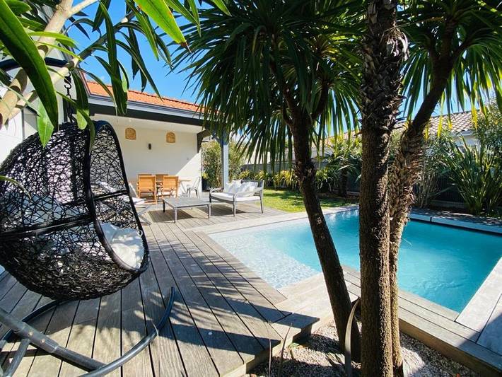 Villa pour 8 personnes, avec jacuzzi ainsi que piscine et jardin à Gujan-Mestras - 2