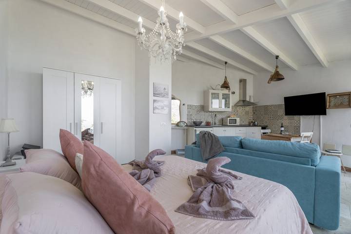 Ferienhaus 'El Laurel' mit Meerblick, privater Terrasse und Wi-Fi in Las Lapas, Frontera