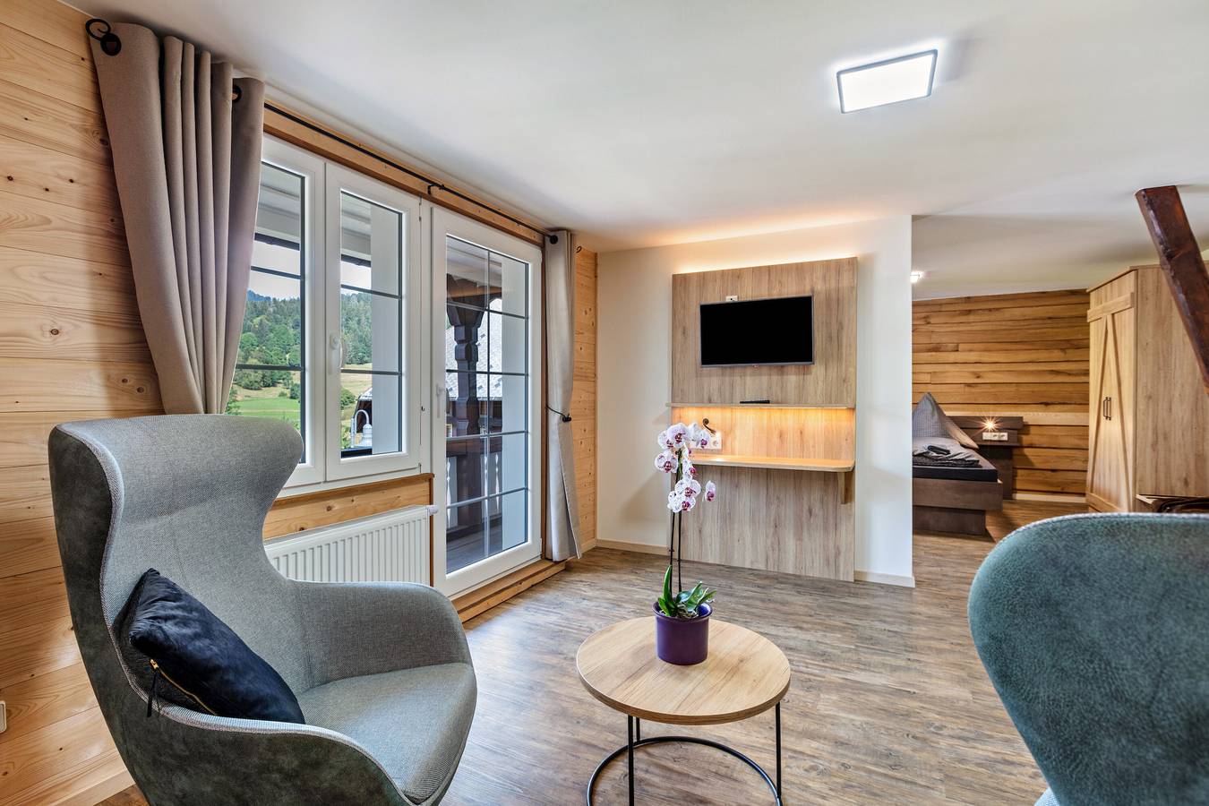 Ganze Wohnung, Ferienwohnung '7' mit Bergblick, Balkon und Wi-Fi in Suedlicher Schwarzwald, Sankt Blasien