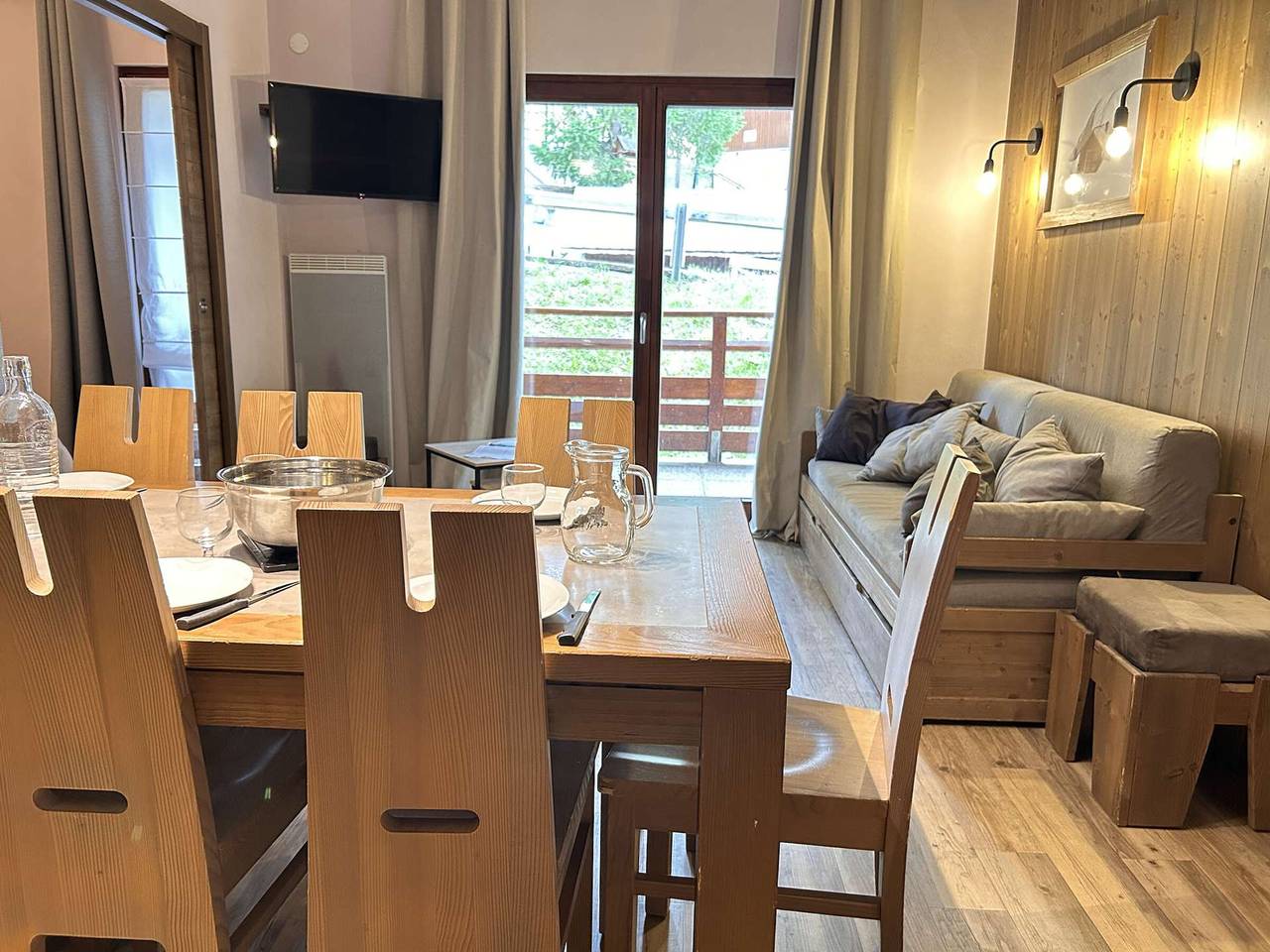 Apartamento entero, Amplio 4 piezas en Risoul 1850, 8 plazas, cerca de pistas in Station de Risoul, Risoul