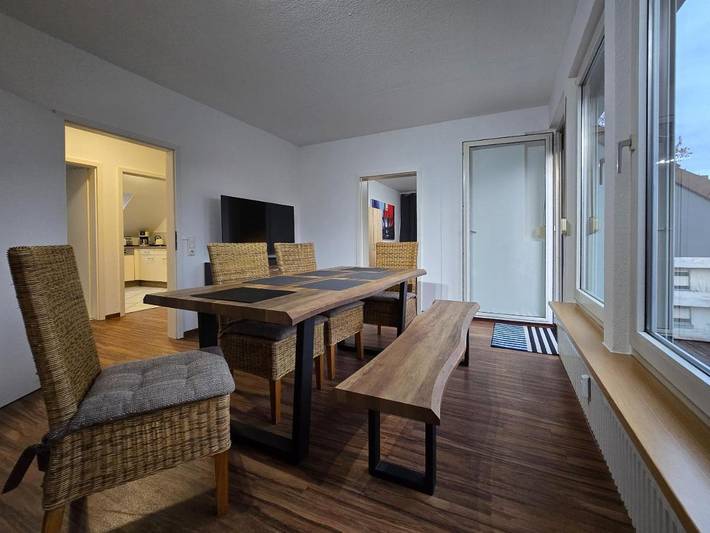 Ferienwohnung für 6 Personen, mit Balkon und Terrasse sowie Ausblick in Datteln - 4