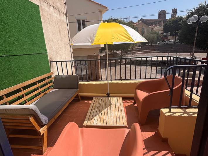 Apartamento para 4 personas, con Balcón y Terraza en Elna