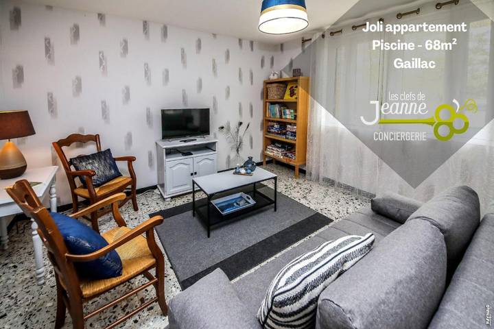 Appartement de vacances pour 5 personnes, avec piscine