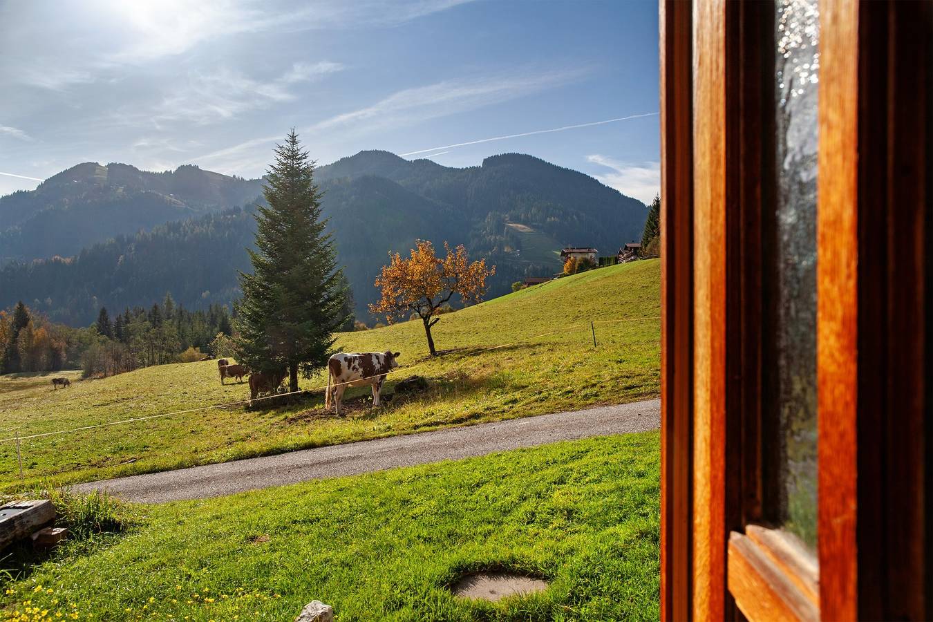 Chalet 'Uriges Bauernhaus Achtzehn53' mit Bergblick, privater Terrasse und Wi-Fi in Wildschönau, Kaisergebirge
