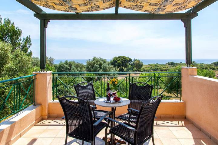 Villa για 4 άτομα, με πισίνα και ταράτσα καθώς και θέα στον ωκεανό και κήπο στην Κεφαλονιά